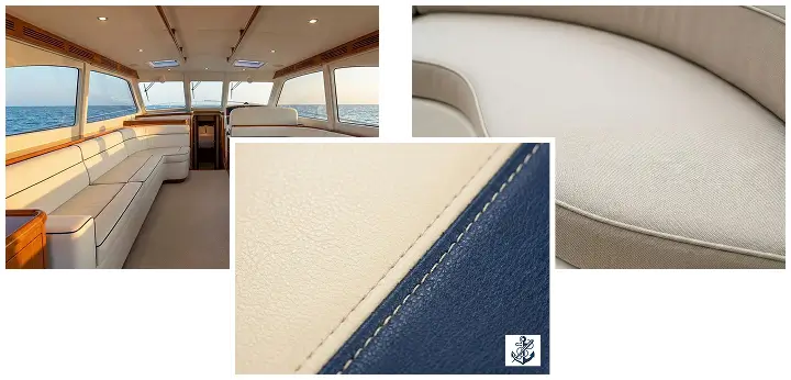 Marine grade material for outdoor upholstery